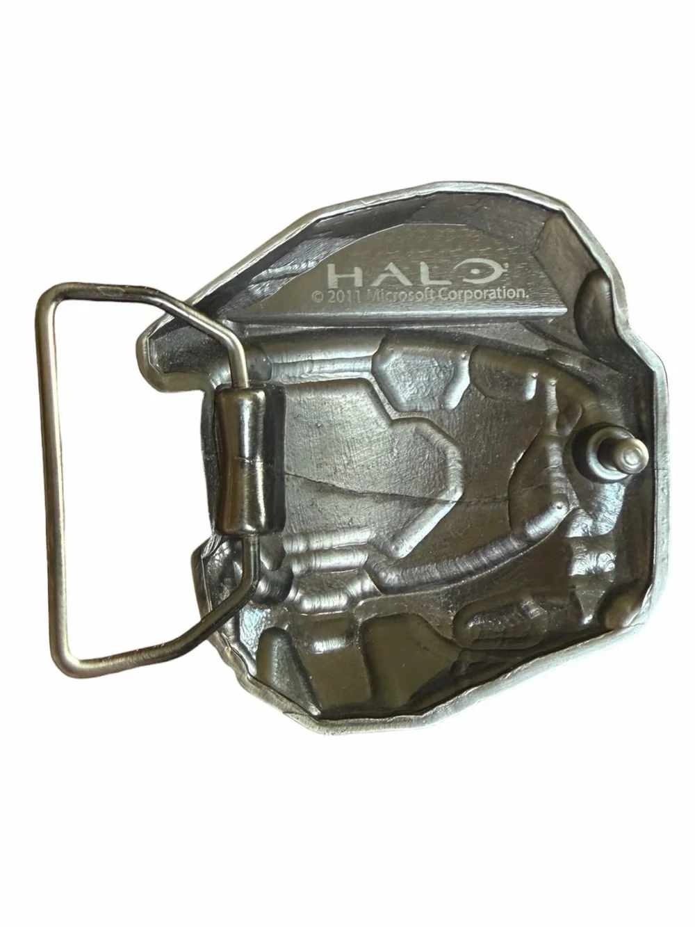 Halo Silver Collectible Master Chief Helmet Belt Buckle Gamer Streetwear